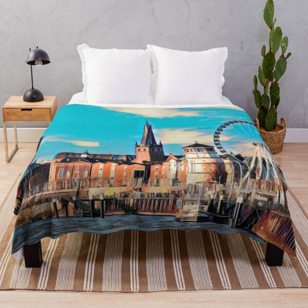 Item preview, Dusseldorf Cityscape designed and sold by Sofia-Draws.