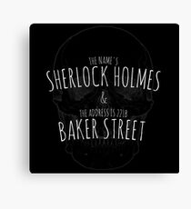 Sherlock Holmes 221B Canvas Print