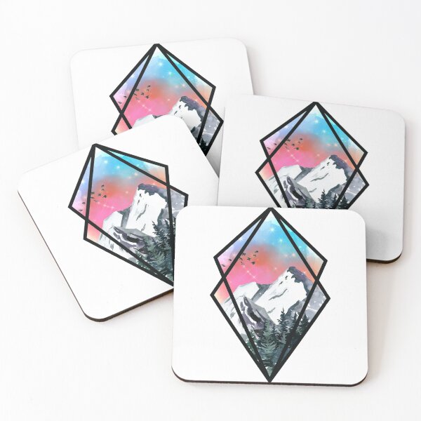 Item preview, Geometric Mountain Scenery designed and sold by ZDreamers.