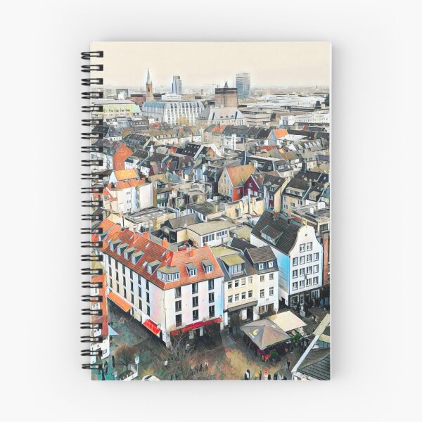 Item preview, Streets of Dusseldorf designed and sold by Sofia-Draws.