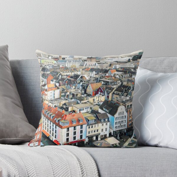 Item preview, Streets of Dusseldorf designed and sold by Sofia-Draws.