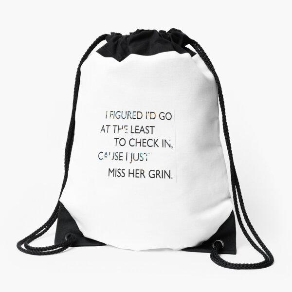 Man Overboard Drawstring Bag