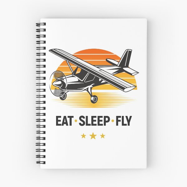Item preview, Eat Sleep Fly Single Engine Airplane Pilot designed and sold by Uppercase Tees.