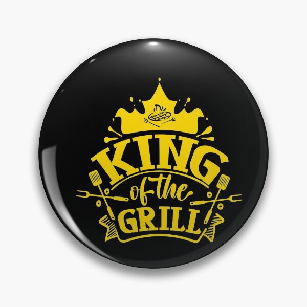Item preview, King Of The Grill Barbeque Quote designed and sold by Open Canvas.