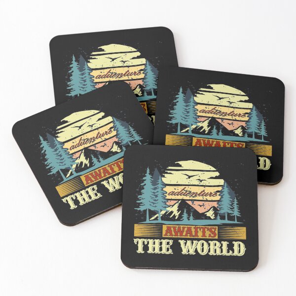 Item preview,  Vintage Adventure Awaits The World Wanderlust designed and sold by der-faun.
