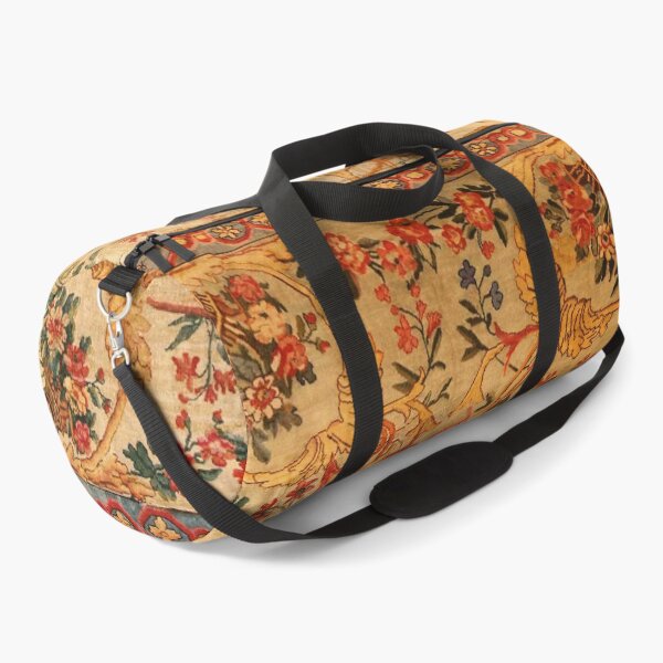 Item preview, Savonnerie Antique Floral French Rug Print designed and sold by Vicky Brago-Mitchell®.