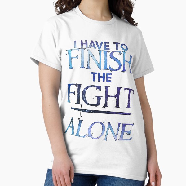 Vista previa del artículo con la obra «"Finish the Fight" inspirado en los cazadores de trolls», diseñado y vendido por mulberrydragon.