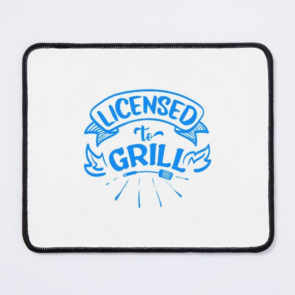 Item preview, Licensed To Grill Barbeque Quote designed and sold by Open Canvas.
