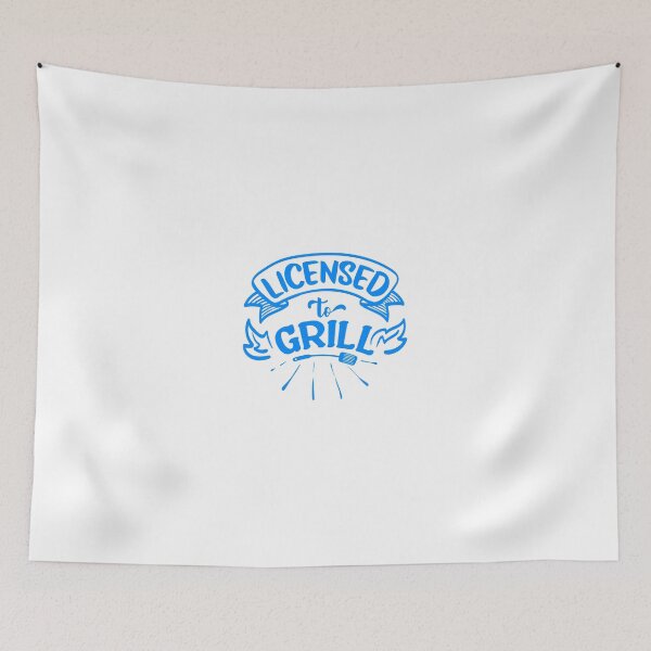Item preview, Licensed To Grill Barbeque Quote designed and sold by Open Canvas.