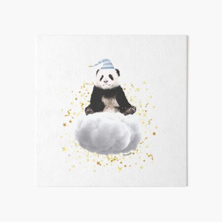 Bear dreams Art Board Print