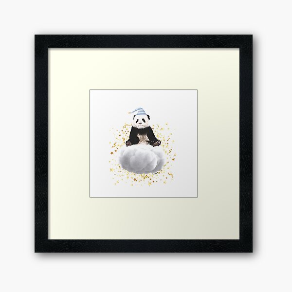 Bear dreams Framed Art Print