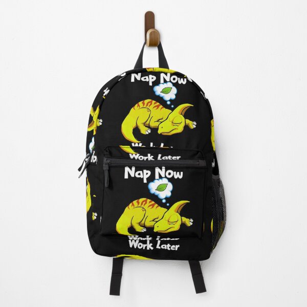 Item preview, Nap Now Work Later parasaurolophus yellow designed and sold by jc007.