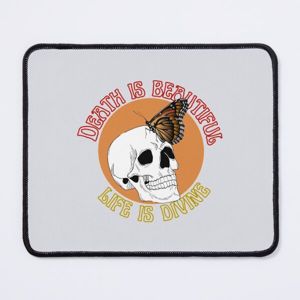 Item preview, death is beautiful , life is divine gothic designed and sold by BadTasteFactory.