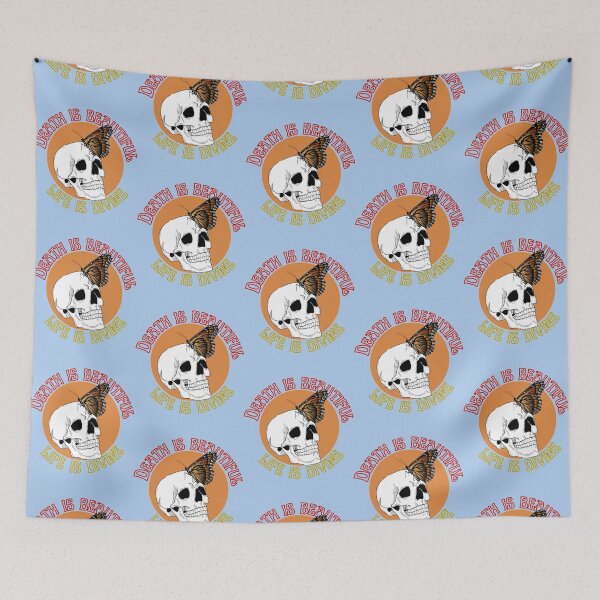 Item preview, death is beautiful , life is divine gothic designed and sold by BadTasteFactory.