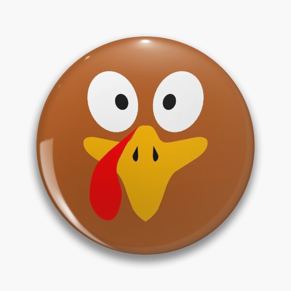 Item preview, Thanksgiving Turkey Face designed and sold by hyproinc.