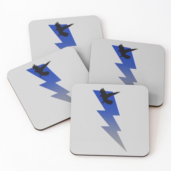 Item preview, Raven Lightning Bolt designed and sold by jenniferLoree.