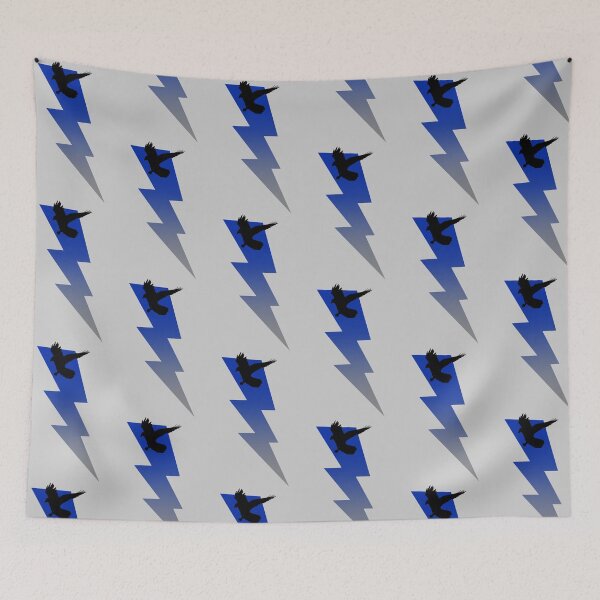 Item preview, Raven Lightning Bolt designed and sold by jenniferLoree.