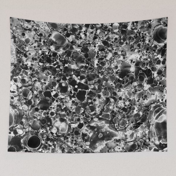 Item preview, Black and White Metallic Astract. designed and sold by Patricia Lintner.