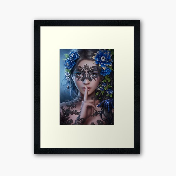 Got a secret Framed Art Print