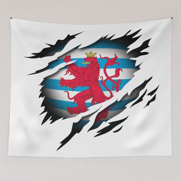 Item preview, Luxembourg in the Heart Civil Ensign designed and sold by onicon.