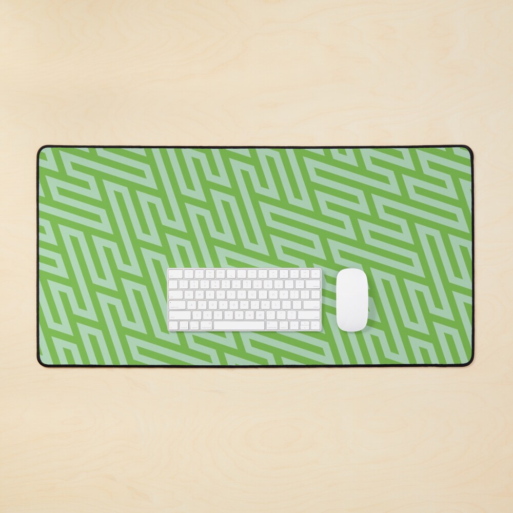 Green Blaze - Pattern Monster Mouse Pad