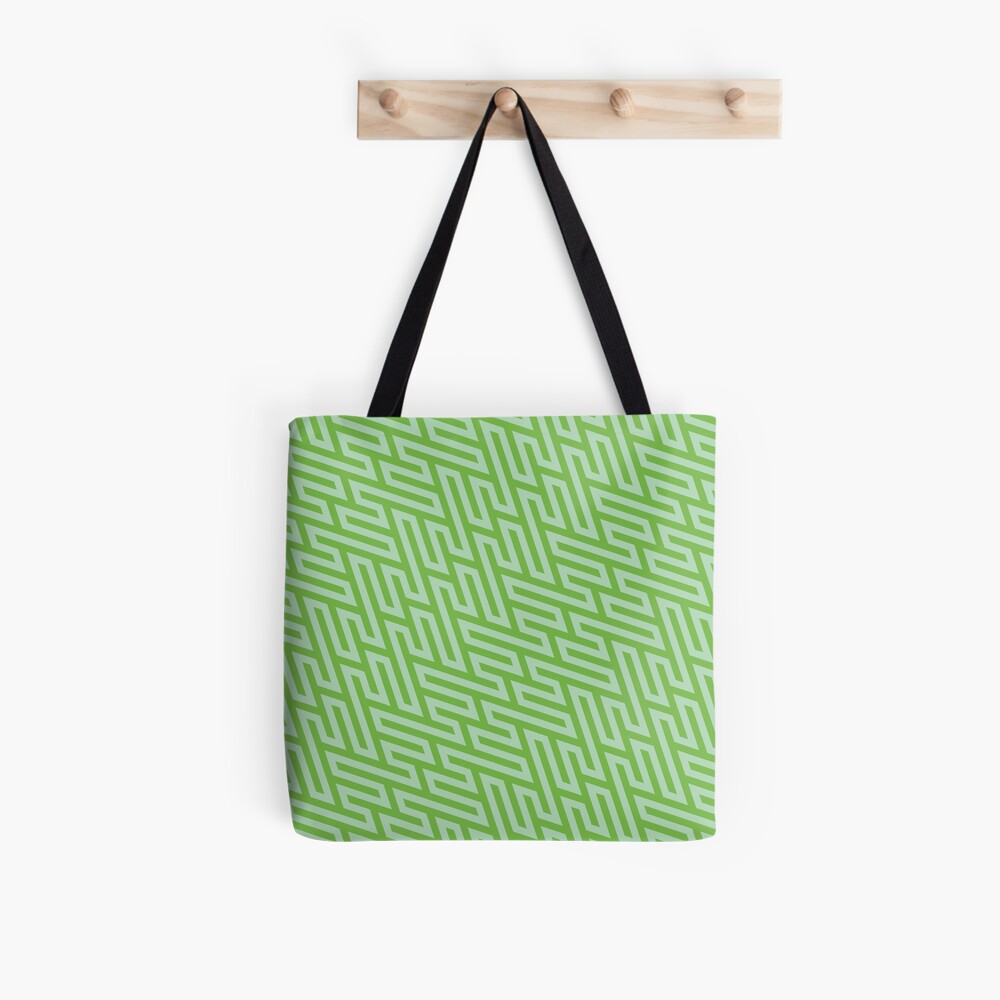 Green Blaze - Pattern Monster Tote Bag