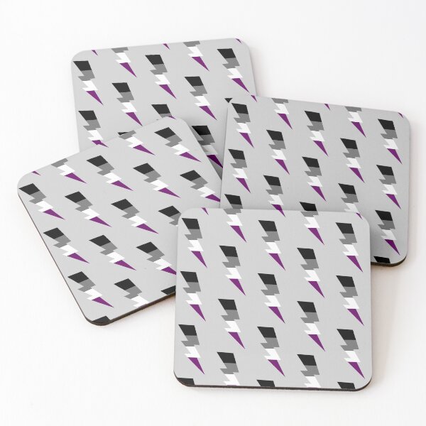 Item preview, Asexual Pride Flag Lightning Bolt designed and sold by jenniferLoree.