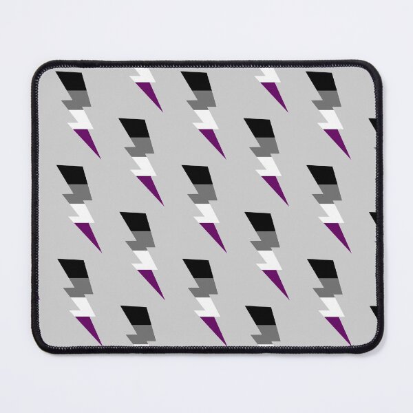 Item preview, Asexual Pride Flag Lightning Bolt designed and sold by jenniferLoree.