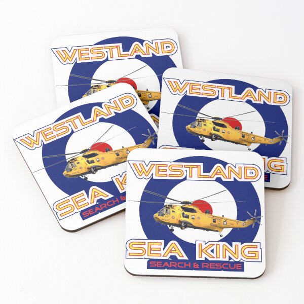 Item preview, Westland Sea King Search and rescue helicopter in RAF roundel designed and sold by ajtechdesigns.