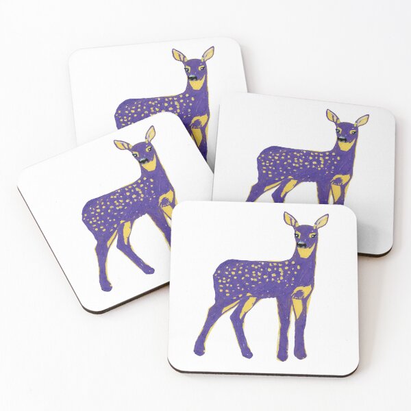Item preview, Cute Purple Deer  designed and sold by sketchymaja.