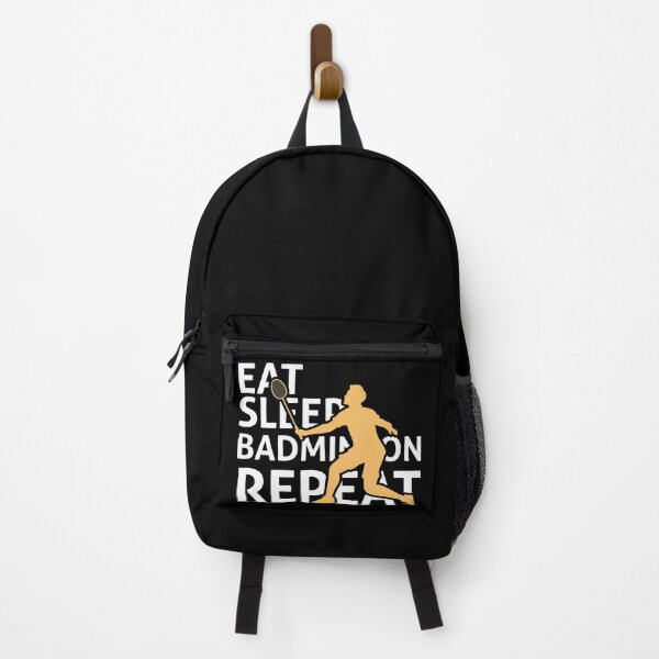 Item preview, Shuttlecock Eat Sleep Badminton Repeat motif designed and sold by der-faun.