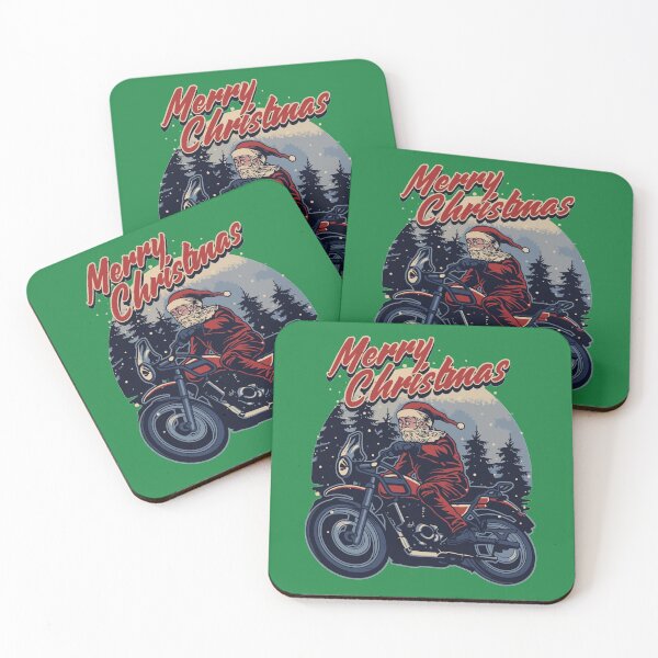 Item preview,  Funny Christmas 2021 Santa Claus In Snow On A Motorcycle For Enthusiasts Lovers Riders designed and sold by thecooltable.