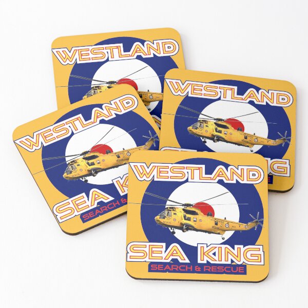 Item preview, Westland Sea King Search and rescue helicopter in RAF roundel designed and sold by ajtechdesigns.