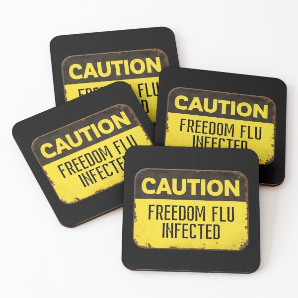 Item preview, Caution Freedom Flu Infected - Worldwide Political Anti Authority Protest  designed and sold by Vibbin4Life33.