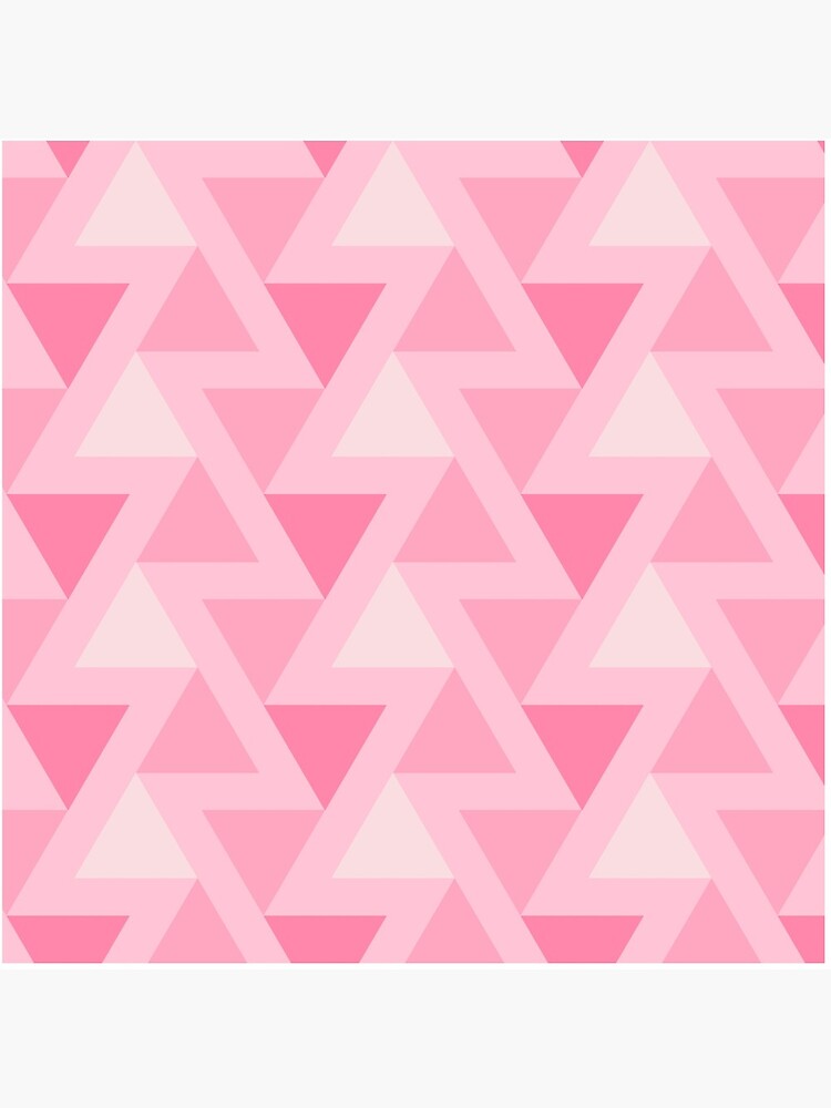 Pink Triangles - Pattern Monster by catchspider2002