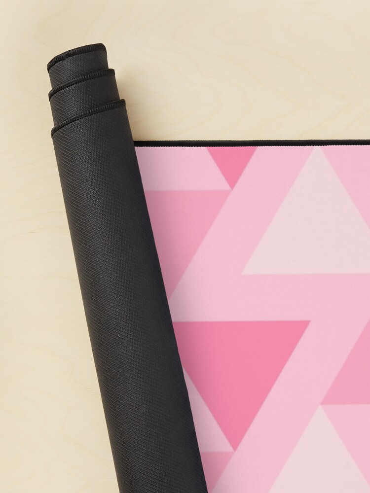 Alternate view of Pink Triangles - Pattern Monster Mouse Pad