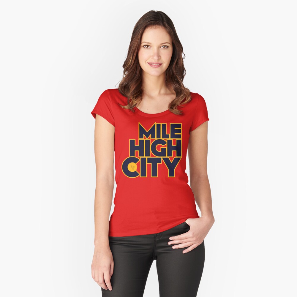 Item preview, Fitted Scoop T-Shirt designed and sold by that5280lady.