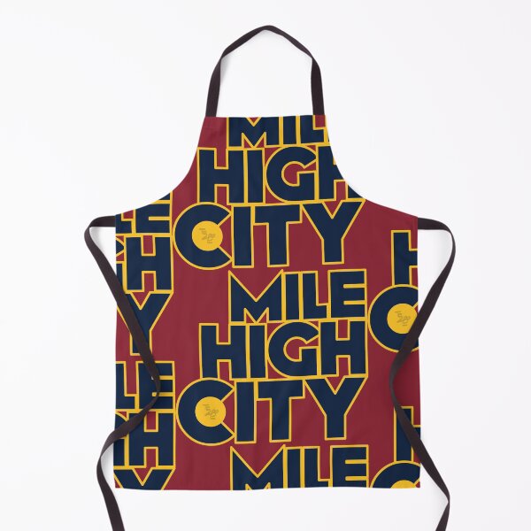 Item preview, Mile High City Typography - Midnight Blue & Sunshine Yellow designed and sold by that5280lady.