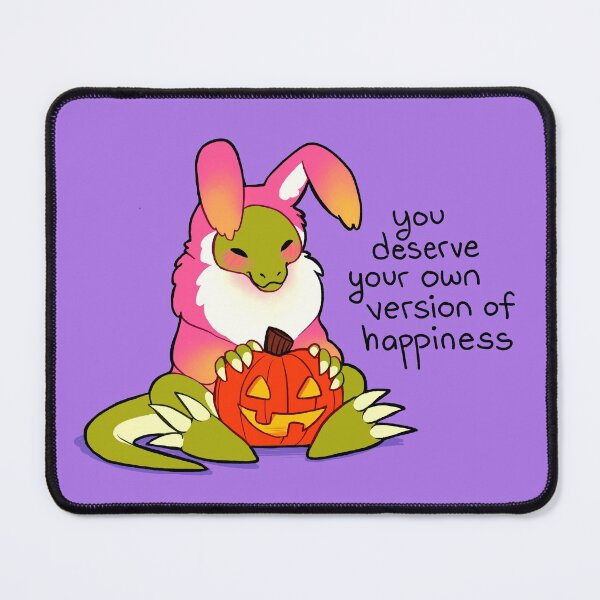 Item preview, "You Deserve Your Own Version of Happiness" Halloween Bunny T-Rex designed and sold by thelatestkate.