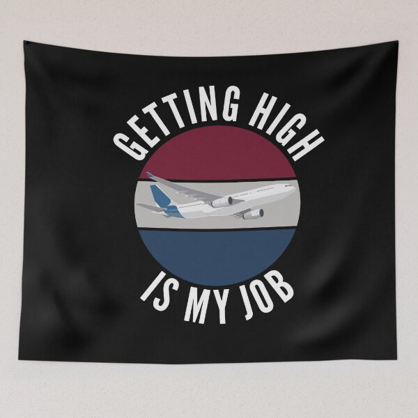 Item preview, Funny Flight Attendant Stewardess Pilot designed and sold by Club7Studios.