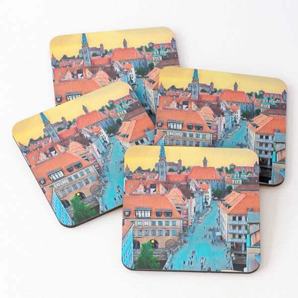 Item preview, Streets of Nuremberg designed and sold by Sofia-Draws.