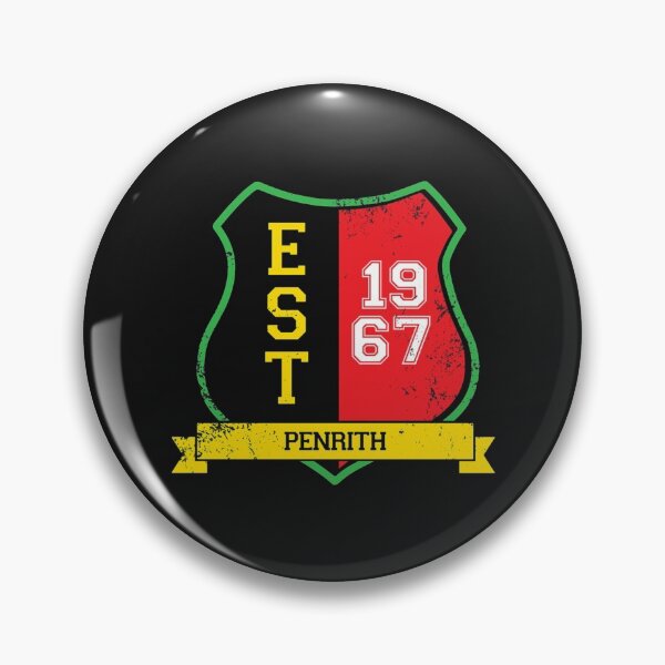 Item preview, Penrith Rugby League Established Shield   designed and sold by BadTasteFactory.