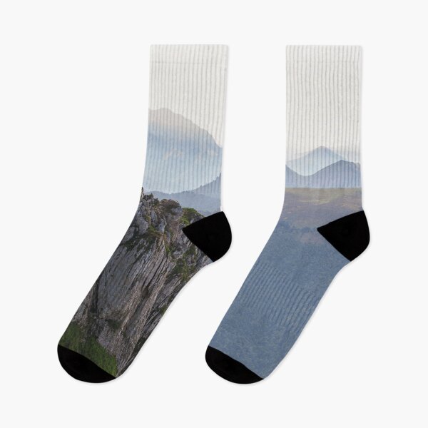Item preview, Majestic Mountain landscape with misty horizon designed and sold by mhailittlearts.