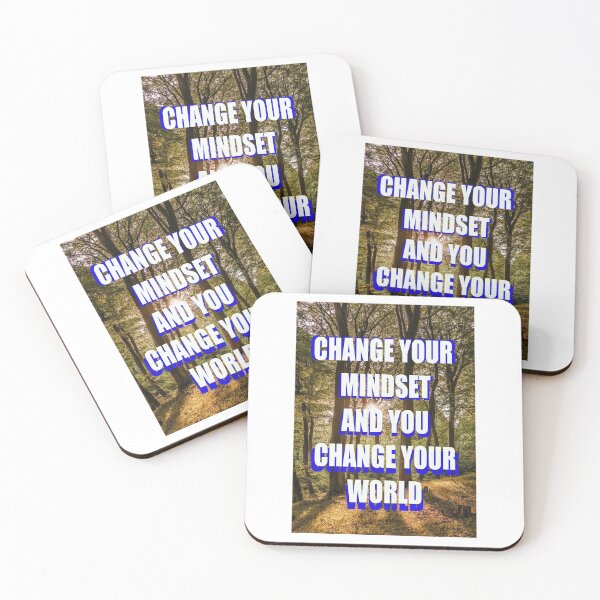 Item preview, CHANGE YOUR MINDSET AND YOU CHANGE YOUR WORLD designed and sold by CUTESTUFFnow.