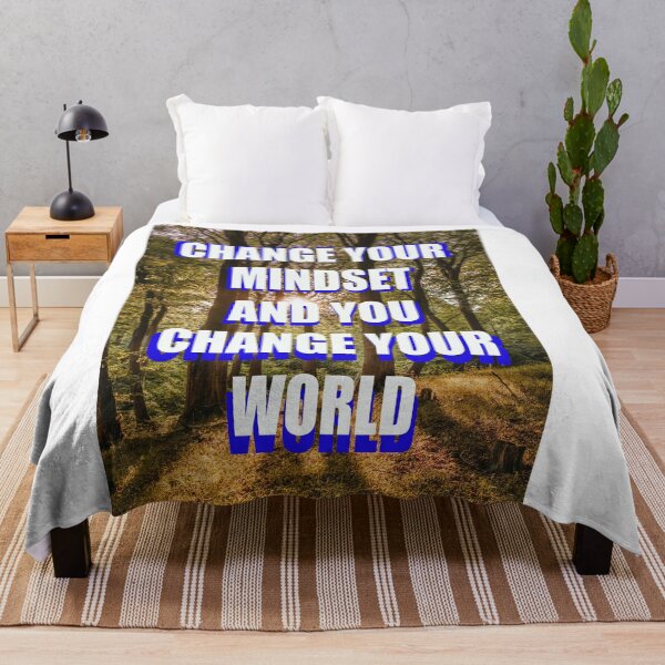 Item preview, CHANGE YOUR MINDSET AND YOU CHANGE YOUR WORLD designed and sold by CUTESTUFFnow.