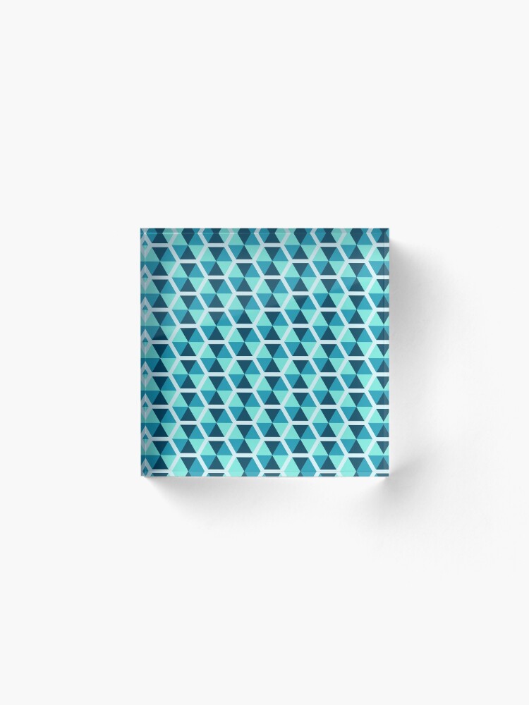 Alternate view of Summer Splash - Pattern Monster Acrylic Block