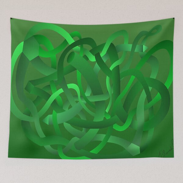 Item preview, Entangled (green) designed and sold by Blamedsolid.