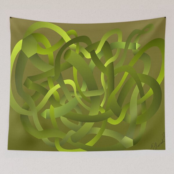 Item preview, Entangled (yellow) designed and sold by Blamedsolid.