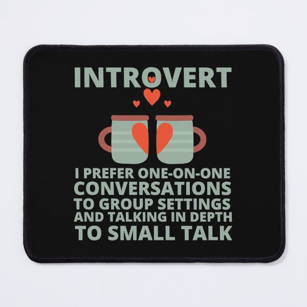 Item preview, Introvert's conversation with coffee designed and sold by forthecatssake.