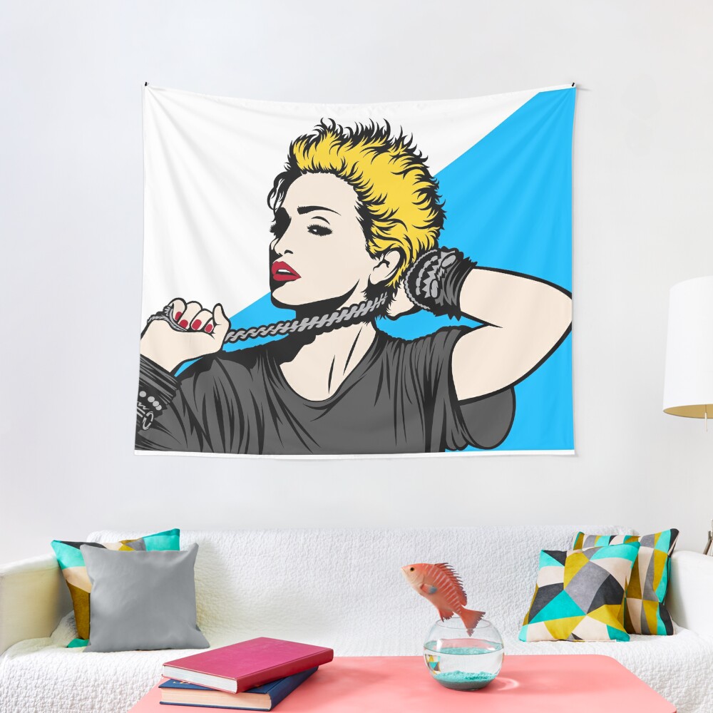 Disover Madonna, Madonna Pop Art, Madonna Art, Madonna Paintings, Madonna Drawings, Madonna T-shirts Tapestry